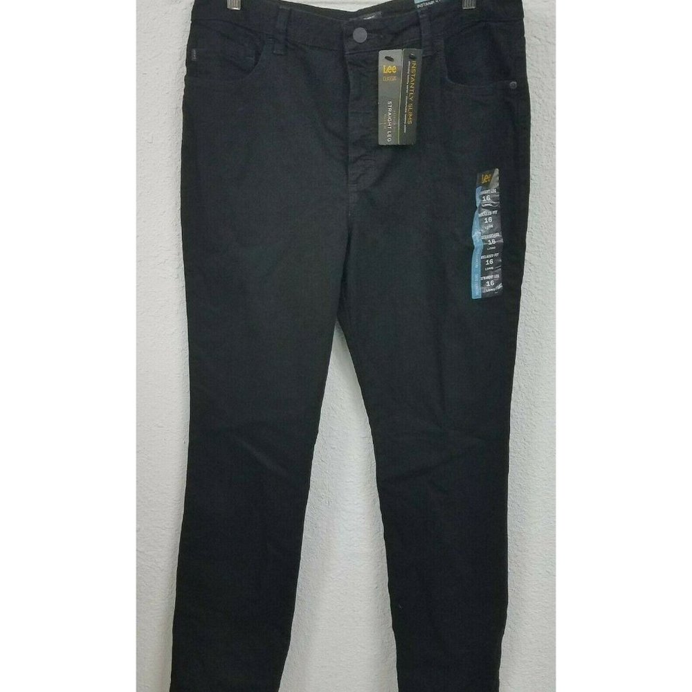 Lee Womens Instantly Slims Classic Relaxed Fit Mon